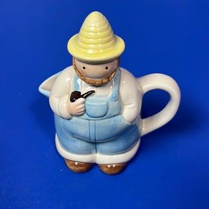 Vintage Otagiri Japan Ceramic Hand Painted Amish Farmer Creamer